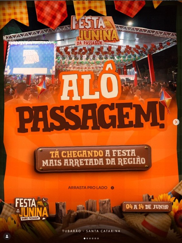 Festa Junina do bairro Passagem