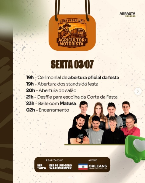XIX Festa do Agricultor e Motorista de Orleans