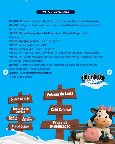 25ª EXPOFEIRA ESTADUAL DO LEITE!