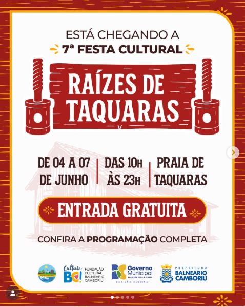 7ª Festa Cultural Raízes de Taquaras.