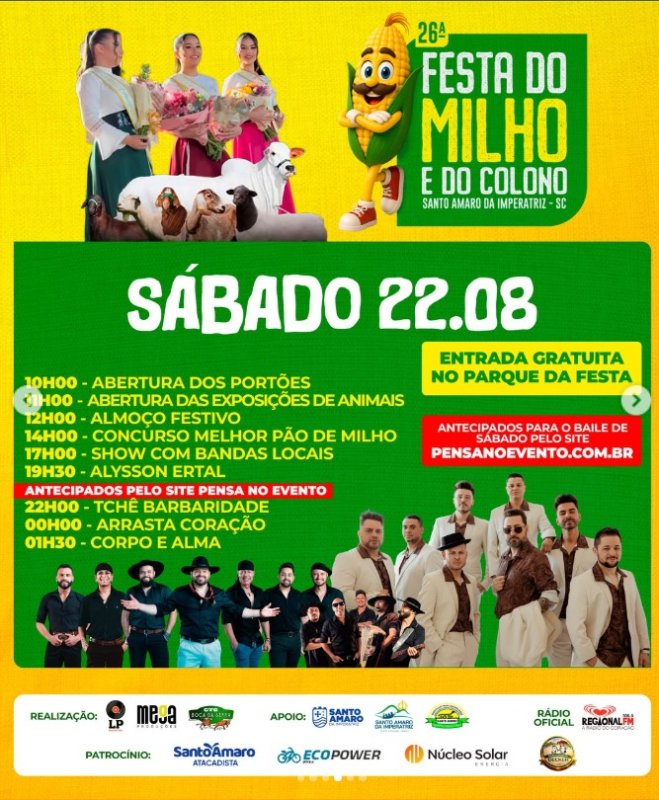 26ª Festa do Milho e do Colono