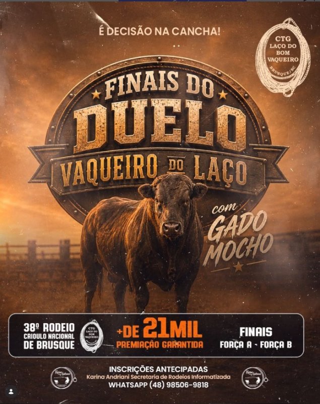38º Rodeio Crioulo Nacional de Brusque